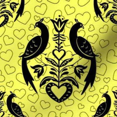 Peacocks-Hearts_Yellow