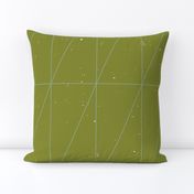 Grass Green Geo Triangles by Friztin