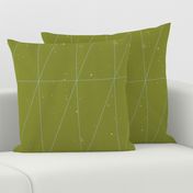 Grass Green Geo Triangles by Friztin