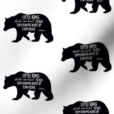 Little Boys Quote Bear