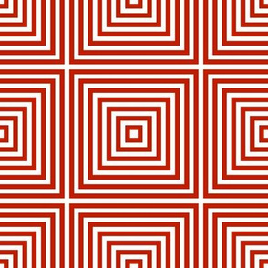 Red Geometric Pattern 