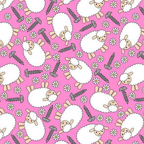 Screws and Ewes- pink large