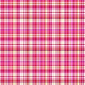 STRAWBERRY CHANTILLY BISCUIT PLAID PSMGE