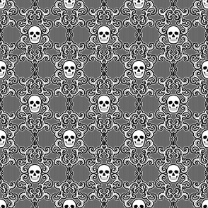 Skull flourish- large