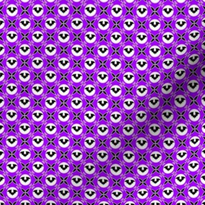 Bats on purple- small