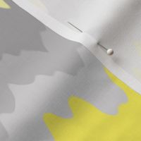 Yellow Grey Gray Ombre Chevron Camouflage