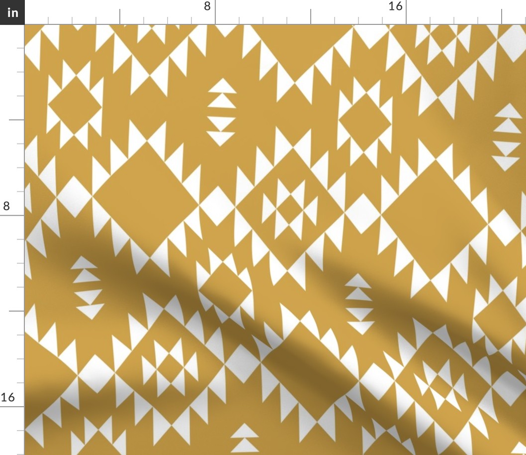 Navajo - Gold White (vertical)