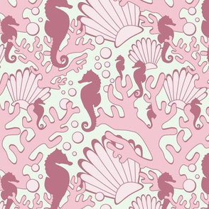 Pink Seahorse Garden