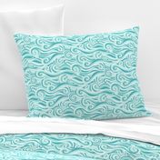 Ocean Waves Aqua