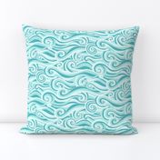 Ocean Waves Aqua