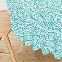 Ocean Waves Aqua