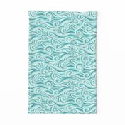 Ocean Waves Aqua