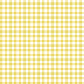 Mini Gingham Yellow