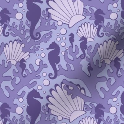 Purple Seahorse Garden