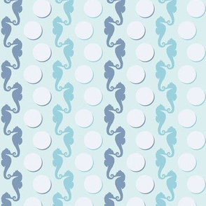 aquamarine seahorse bubbles