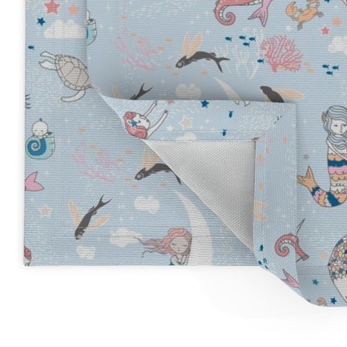 Mermaid Lullaby (blue) SMALL