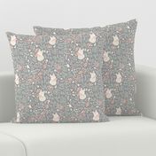 Sleeping Fox - grey - small