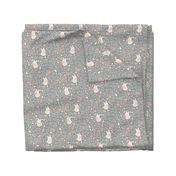 Sleeping Fox - grey - small