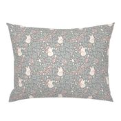 Sleeping Fox - grey - small