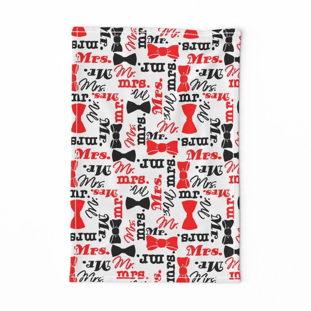 mr and mrs red/black by Diane Gilbert