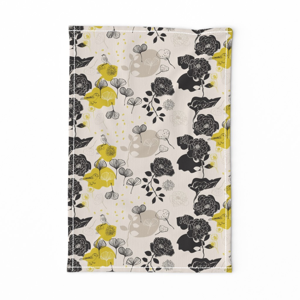 Chinoiserie Chic Birds Cream