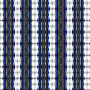 Blue and Grey Shibori Stripes