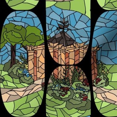  Stained Glass Garden- Smaller Version