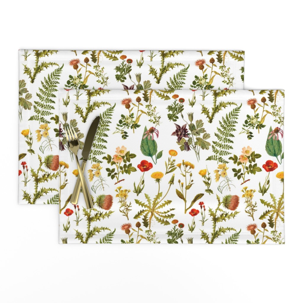 vintage botanical wildflowers-small