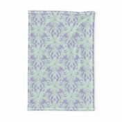 Mermaid Damask - Lavender/Mint-ch