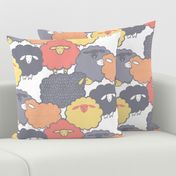 Sheep Society (Yellow/Coral)