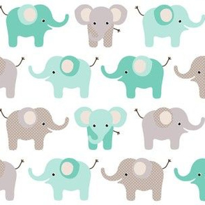Happy elephants