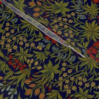 William Morris ~ Millefleur ~ Trafalgar Blue and Bright