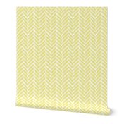 Modern Herringbone, Yellow