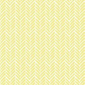 Modern Herringbone, Yellow