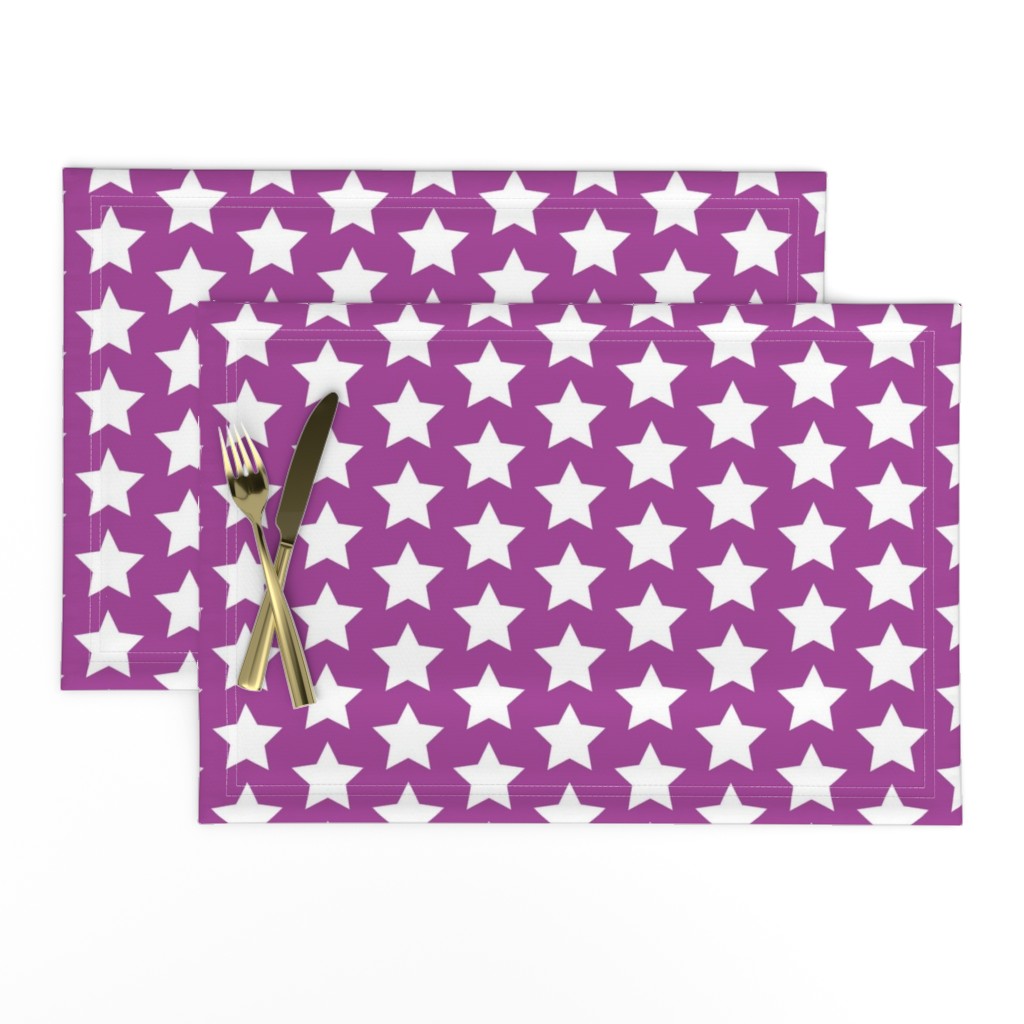 white star on purple