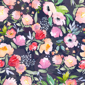 Watercolor-floral-pattern