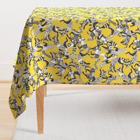 woodland fox party ochre yellow