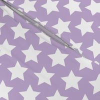 whites stars on lilac