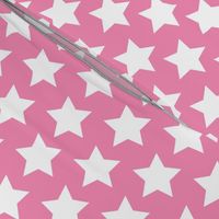 white stars on pink