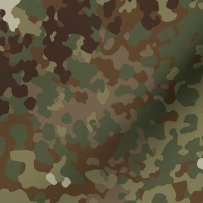 Flecktarn Multi Camo Colors Fabric | Spoonflower