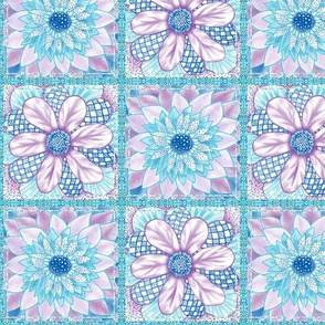 Flower Squares - Two Flower Patchwork
