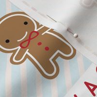 Cookie Cute Gingerbread Man Coin Purse - Cut & Sew Pattern