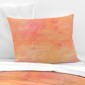 Coral Sunset Watercolor Paint Effect