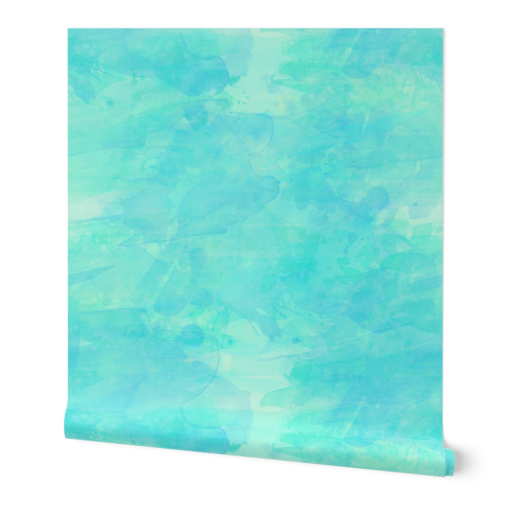 Ocean Blue Watercolor Background Effect