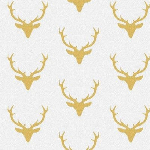 Gold textured deer