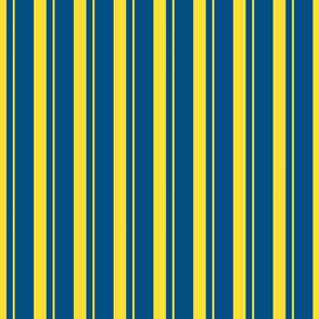 Bright Blue and Yellow Stripes