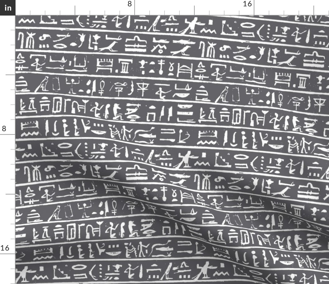 Hieroglyphics on Charcoal // Small