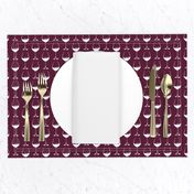 Wine Glass on Cabernet - Small (2")