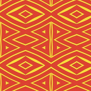 Tribal Red and Yellow 2