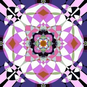 Bright Pink Kaleidoscope Large